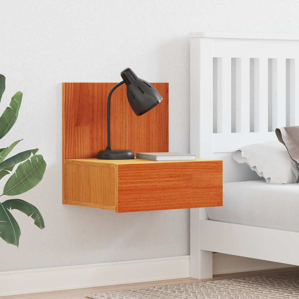 Öökapp sahtliga 2 pcs Vahapruun 42 x 32.5 x 40 cm Männipuit