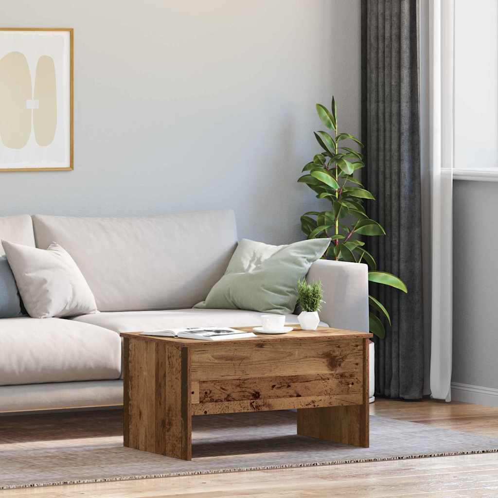 Kohvilaud Vana puit 80 x 50,5 x 42,5 cm Tehispuit