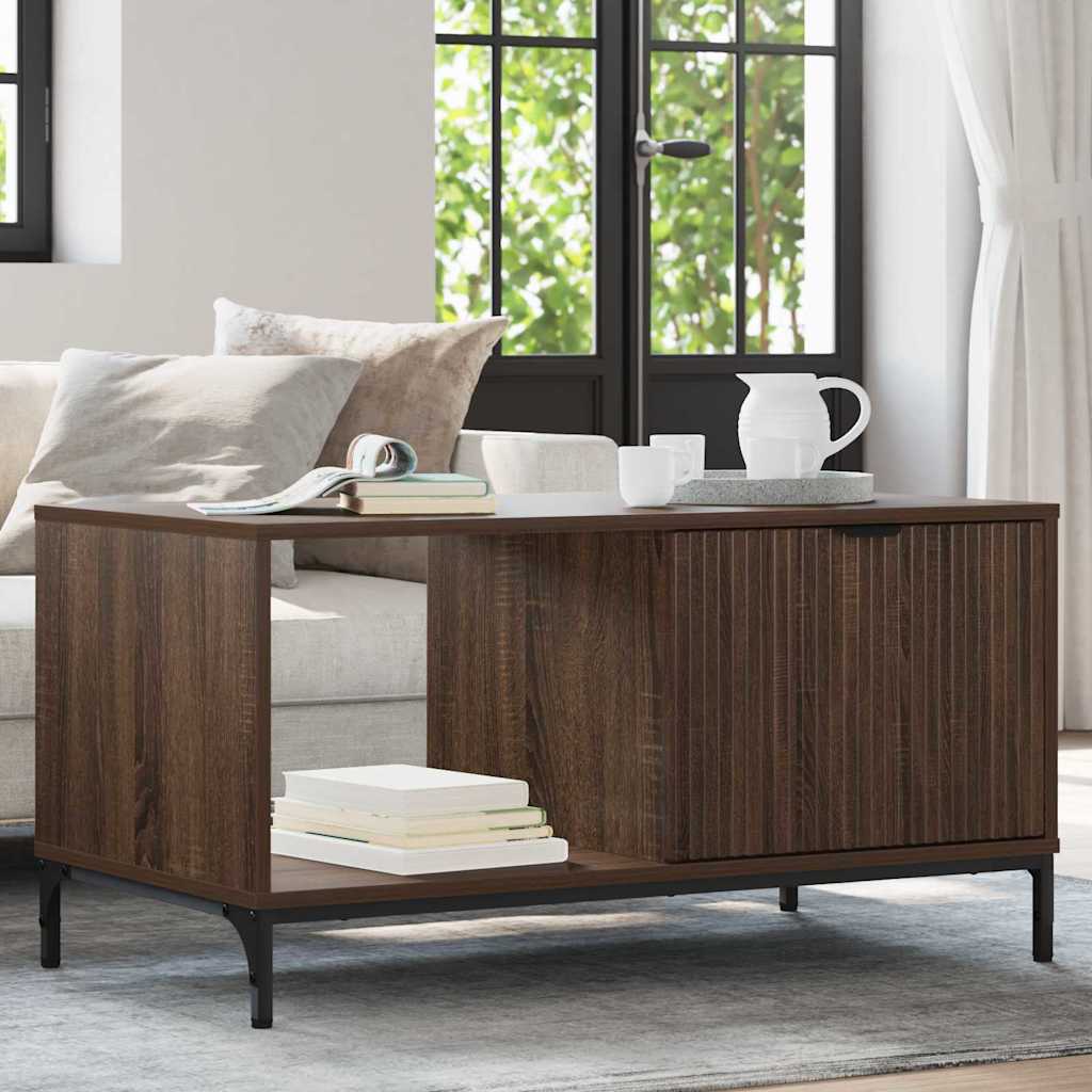 Kohvilaud Pruun tamm 90 x 49 x 46 cm Tehispuit