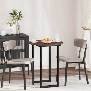 Lauda peal Pruun tamm 60 x 60 x 1.5 cm Tehispuit