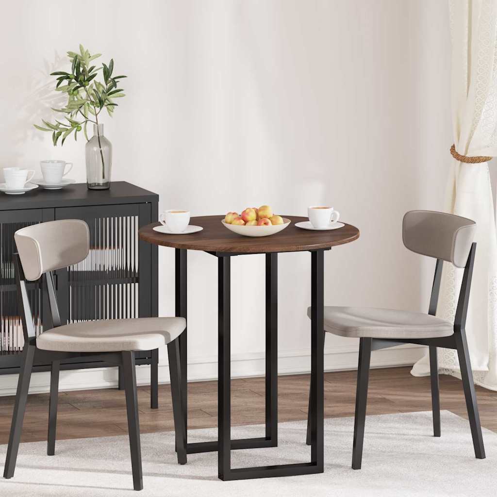 Lauda peal Pruun tamm 70 x 70 x 1.5 cm Tehispuit