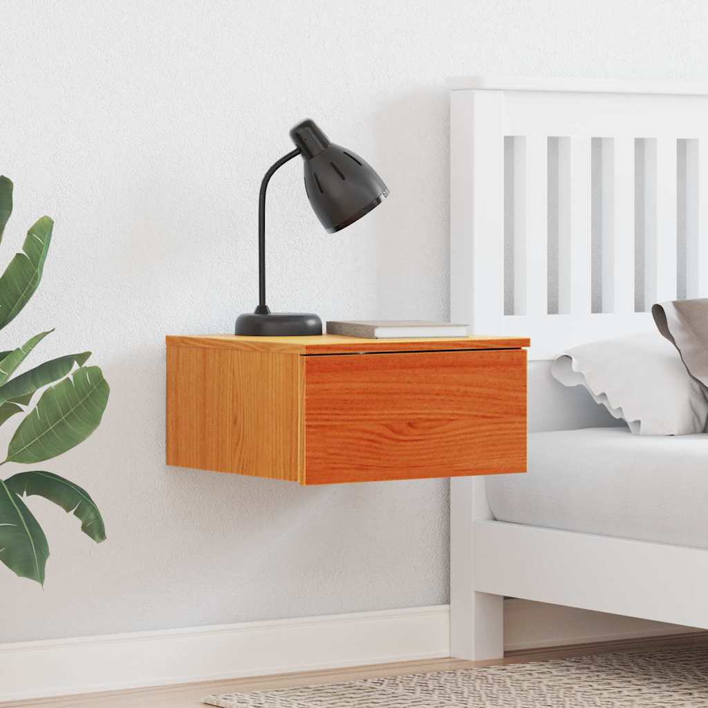 Öökapp sahtliga 2 pcs Vahapruun 37 x 35 x 18.5 cm Männipuit