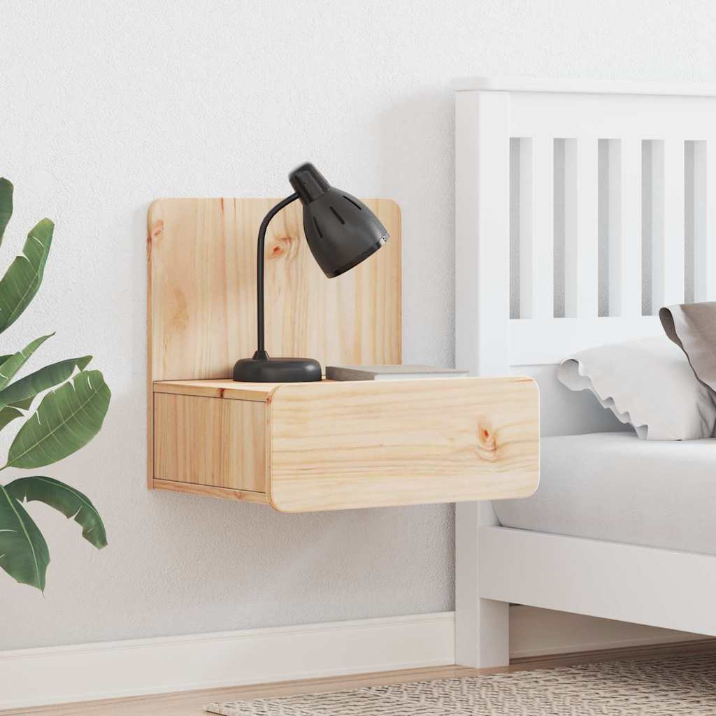 Öökapp sahtliga 2 pcs Pruun 44 x 32.5 x 40 cm Männipuit