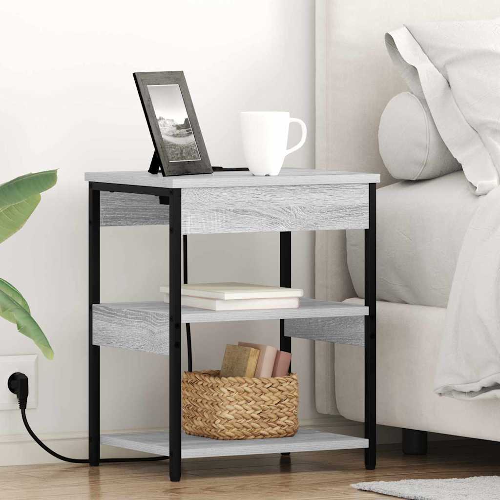 Öölambi kapp 2 pcs Hall Sonoma Tehispuit