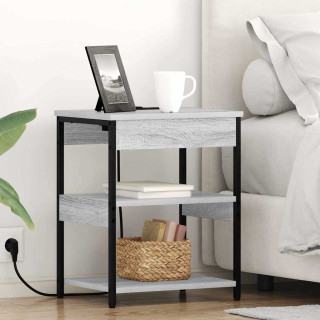 Öölambi kapp 2 pcs Hall Sonoma Tehispuit