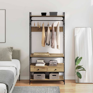 Garderoobikapp käsitöötamm 89 x 39 x 184.5 cm Tehispuit