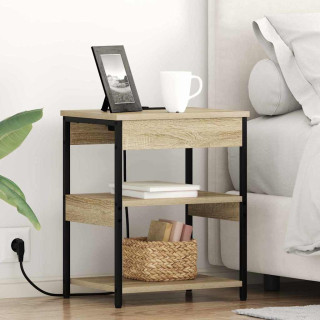 Öölambi kapp 2 pcs Sonoma tamm Tehispuit