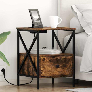 Öölambi kapp Suitsutatud tamm 41.5 x 40.5 x 55 cm Tehispuit