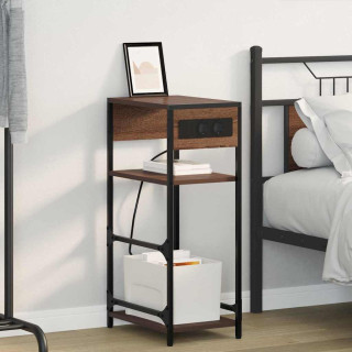 Öölambi kapp sahtliga Pruun tamm 40 x 27 x 76 cm Tehispuit