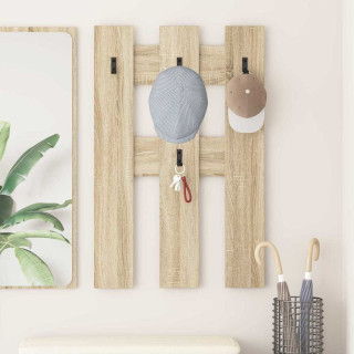 Seinale kinnitatav riidepuu Sonoma tamm 65 x 3 x 100 cm