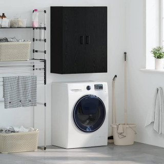 Seinakapp Seinale kinnitatav Must 69.5 x 34 x 90 cm Tehispuit