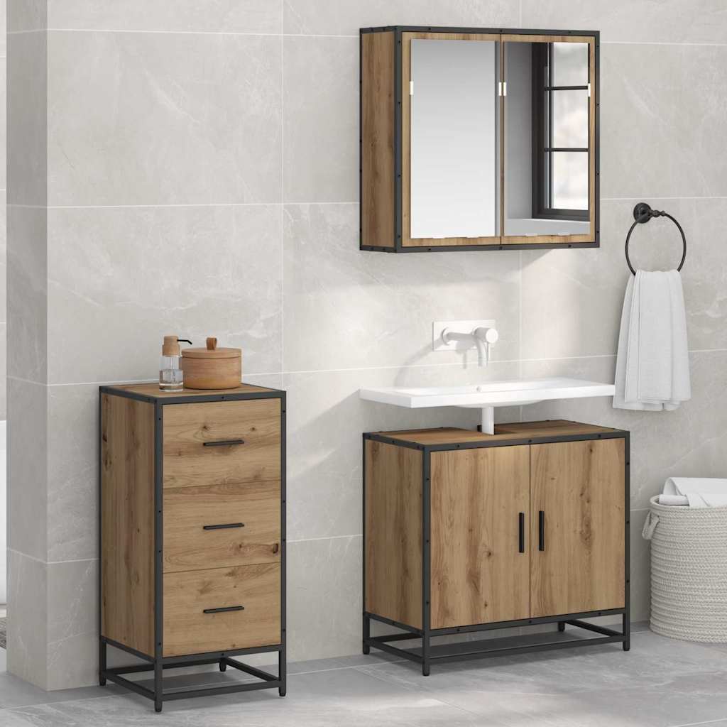 Kõide sahtliga käsitöötamm 35.5 x 35 x 76 cm Tehispuit