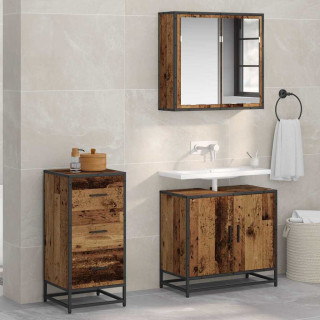 Kõide sahtliga Vana puit 35.5 x 35 x 76 cm Tehispuit