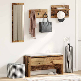 Esikumööblikomplekt Vana puit 90 x 31 x 46.5 cm Tehispuit