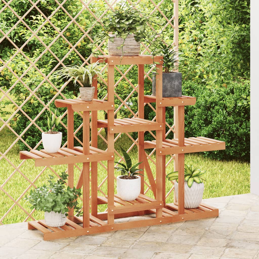 Подставка для цветов, 110x25x96 см, массив дерева