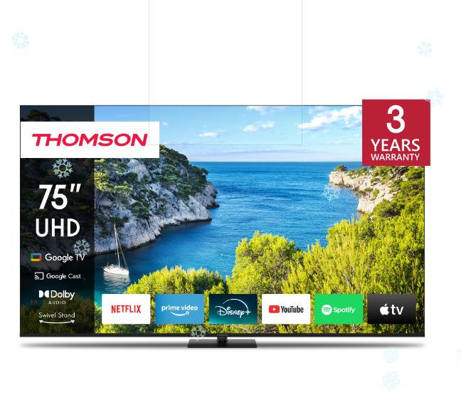 Телевизор THOMSON 75 4K Smart Google TV (75UG5C14)