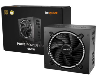 Power Supply|BE QUIET|Pure Power 13m|650 Watts|Efficiency 80 PLUS GOLD|PFC Active|MTBF 100000 hours|BP025EU