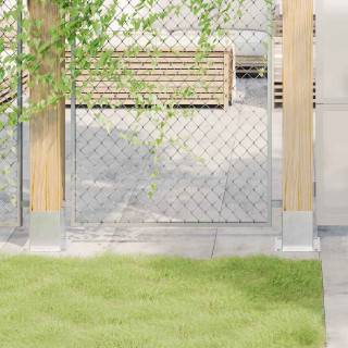 postialused ruudukujulised 4 tk, 101x101 mm, tsingitud teras