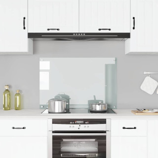 köögi pritsmekaitse, läbipaistev, 90 x 60 cm, karastatud klaas