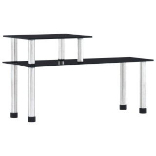 köögiriiul, must, 45 x 16 x 26 cm, karastatud klaas