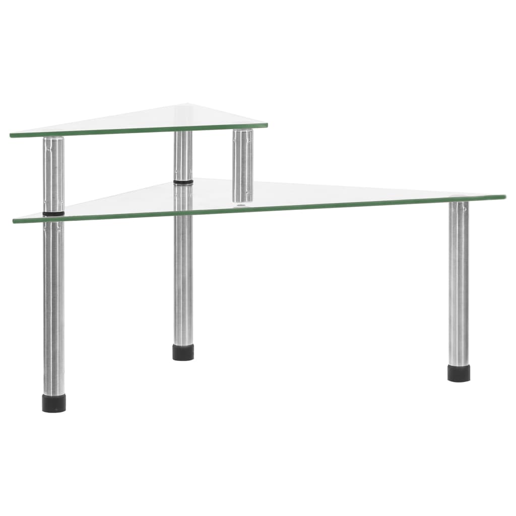 Кухонная полка, прозрачная 49,5x35x19 см, закаленное стекло