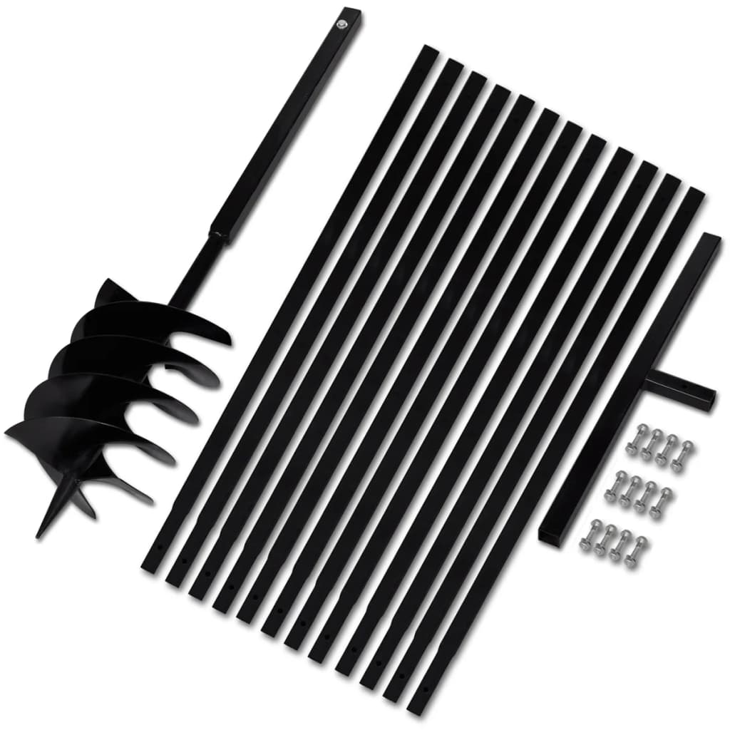 Käepidemega maapuur 200 mm koos pikendustoruga 13 m teras