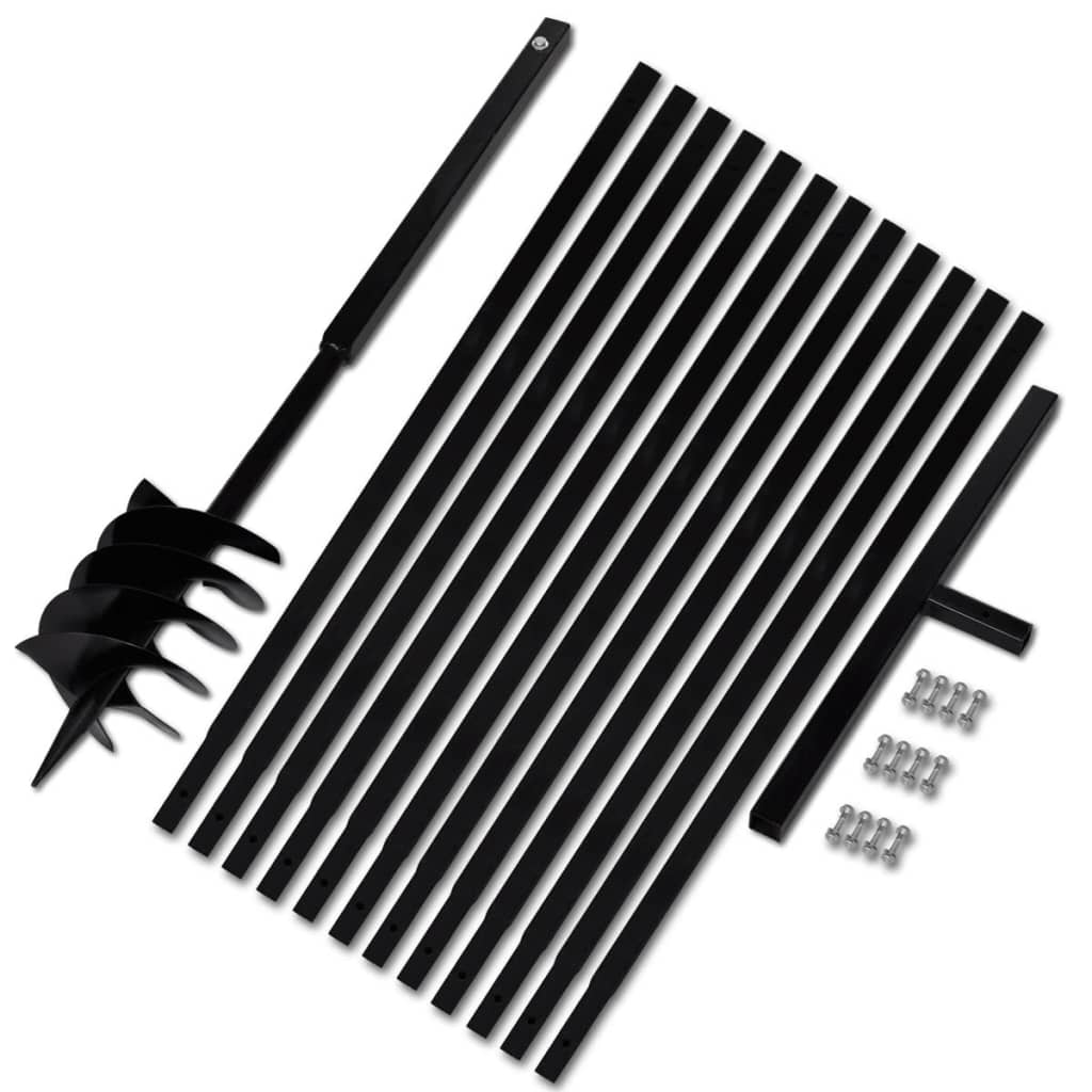 Käepidemega maapuur 180 mm pikendustoruga 13 m teras