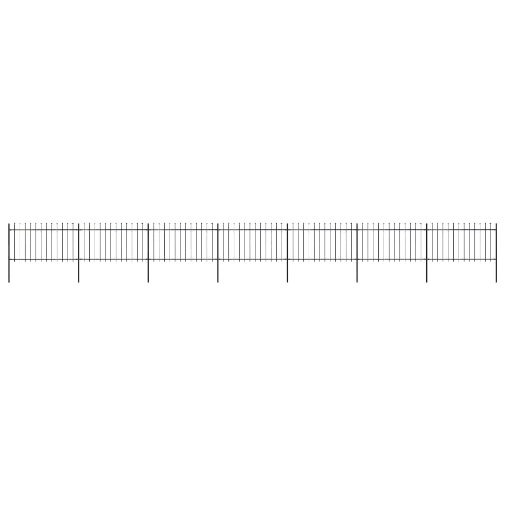 aiapiire odaotsaga, terasest, 1248 x 100 cm, must