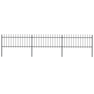 aiapiire odaotsaga, terasest, 537 x 80 cm, must