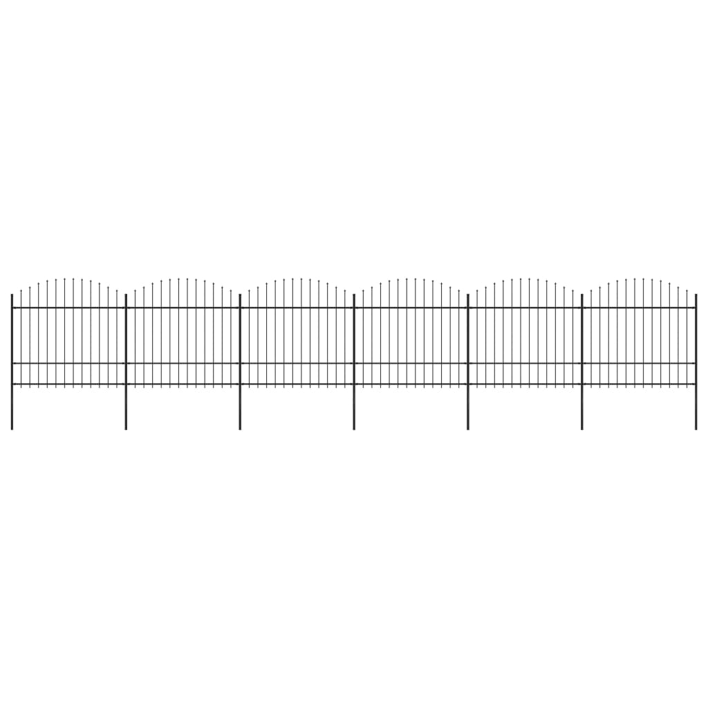 aiapiire odaotsaga, terasest, 1070 x 175 cm, must