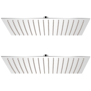 Насадка для тропического душа, 2 шт., нержавеющая сталь 30 x 40 см