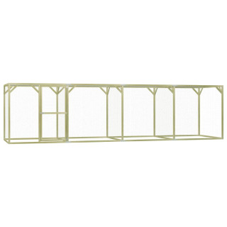 Курятник 1,5 x 6 x 1,5 м, пропитанная сосна