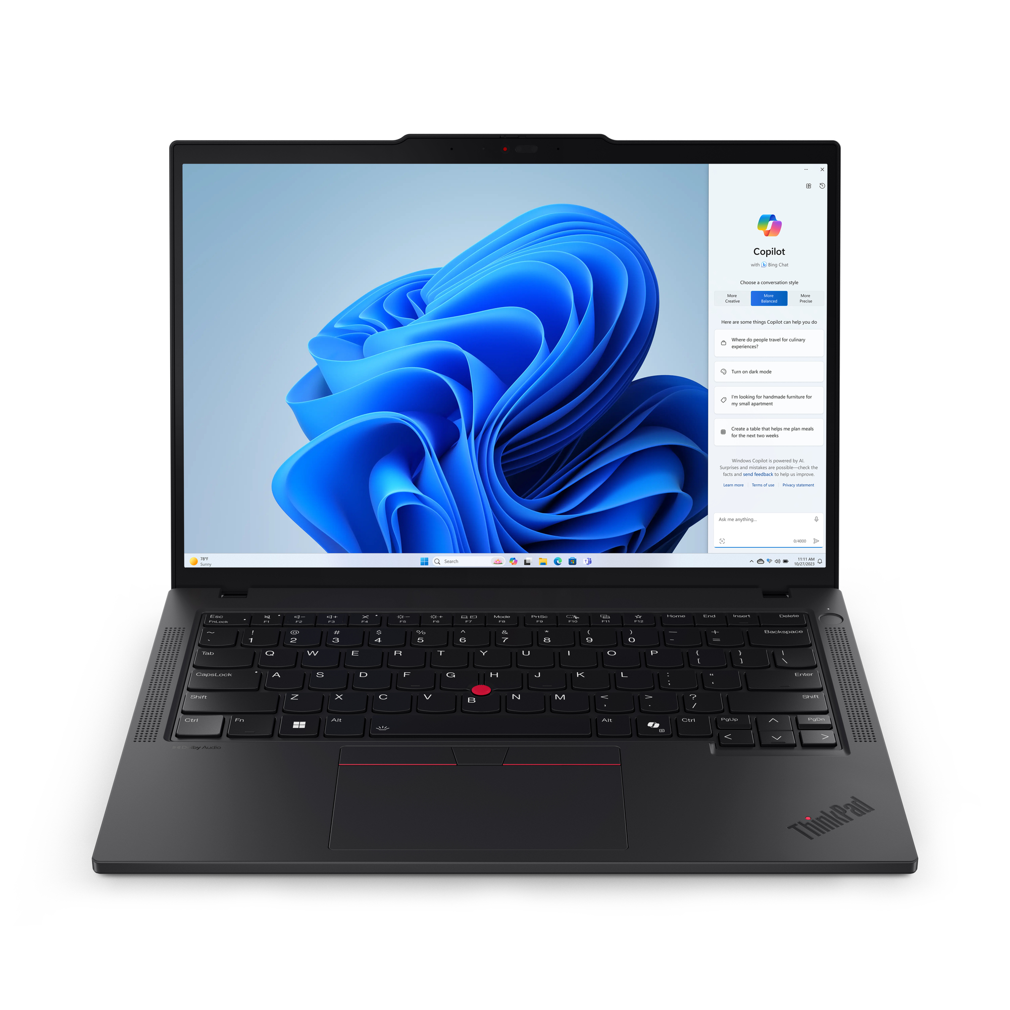 Ноутбук Lenovo ThinkPad T14 Gen 5 (Core Ultra 5, 16 ГБ, 512 ГБ SSD)