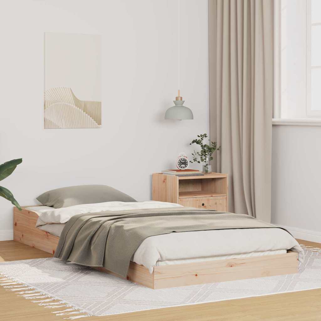 Voodi raam Pruun 80 x 210 cm Männipuit