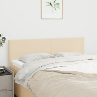 voodipeatsid 2 tk, kreemjas, 72x5x78/88 cm, kangas