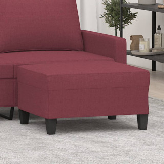 пуф для ног, винно-красный, 70 x 55 x 41 см, бархат