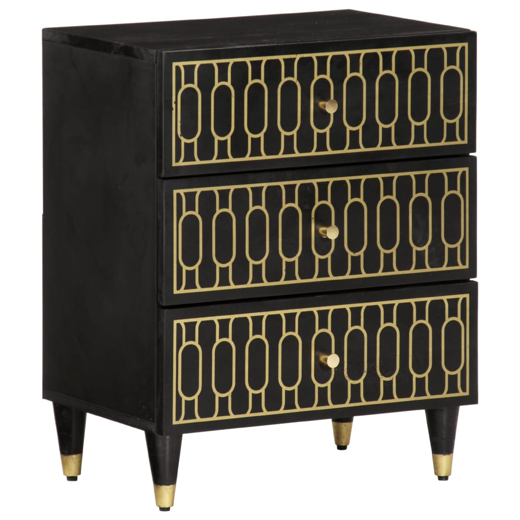 Прикроватная тумбочка, 50x33x60 см, манговое дерево