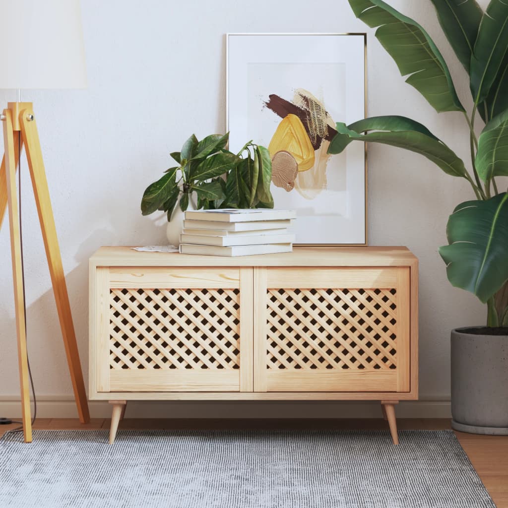 kapiuksed, võrega disain 2 tk, 49,5 x 39,5 cm, männipuit