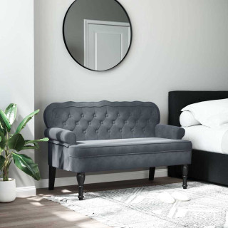 seljatoega pink, tumehall, 119,5 x 64,5 x 75 cm, samet