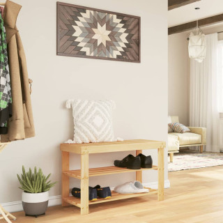 3-tasandiline jalatsiriiul, 70 x 27,5 x 45 cm, bambus