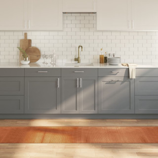 ковер, прямоугольный, коричневый, 60 x 400 см, бамбук