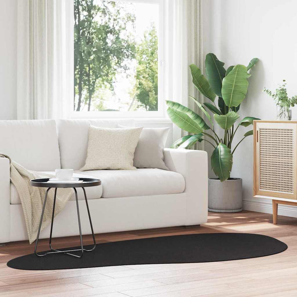 Kild HUARTE Must 100 x 200 cm Polüester