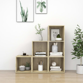 3-osaline telerikappide komplekt, Sonoma tamm, tehispuit