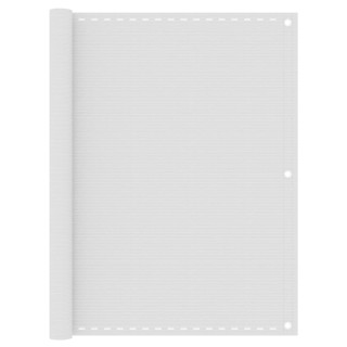 Балконный экран, белый, 120 x 400 см, HDPE