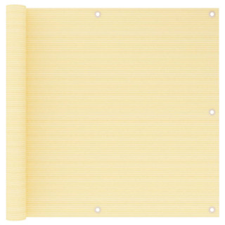 Балконный экран, бежевый, 90 x 500 см, HDPE