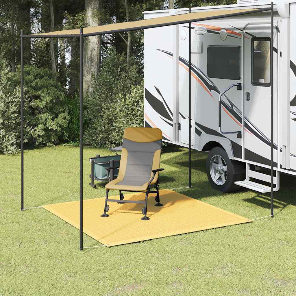 Коврик для палатки, 200 x 200 см, бежевый