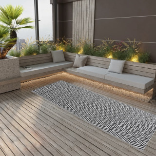 õuevaip, ARAKIL must, 80 x 250 cm, PP