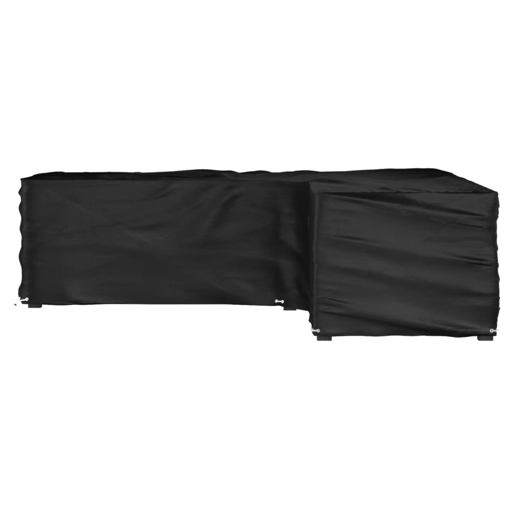 L-образный чехол для садовой мебели, с 16 петлями, 250x250x70 см