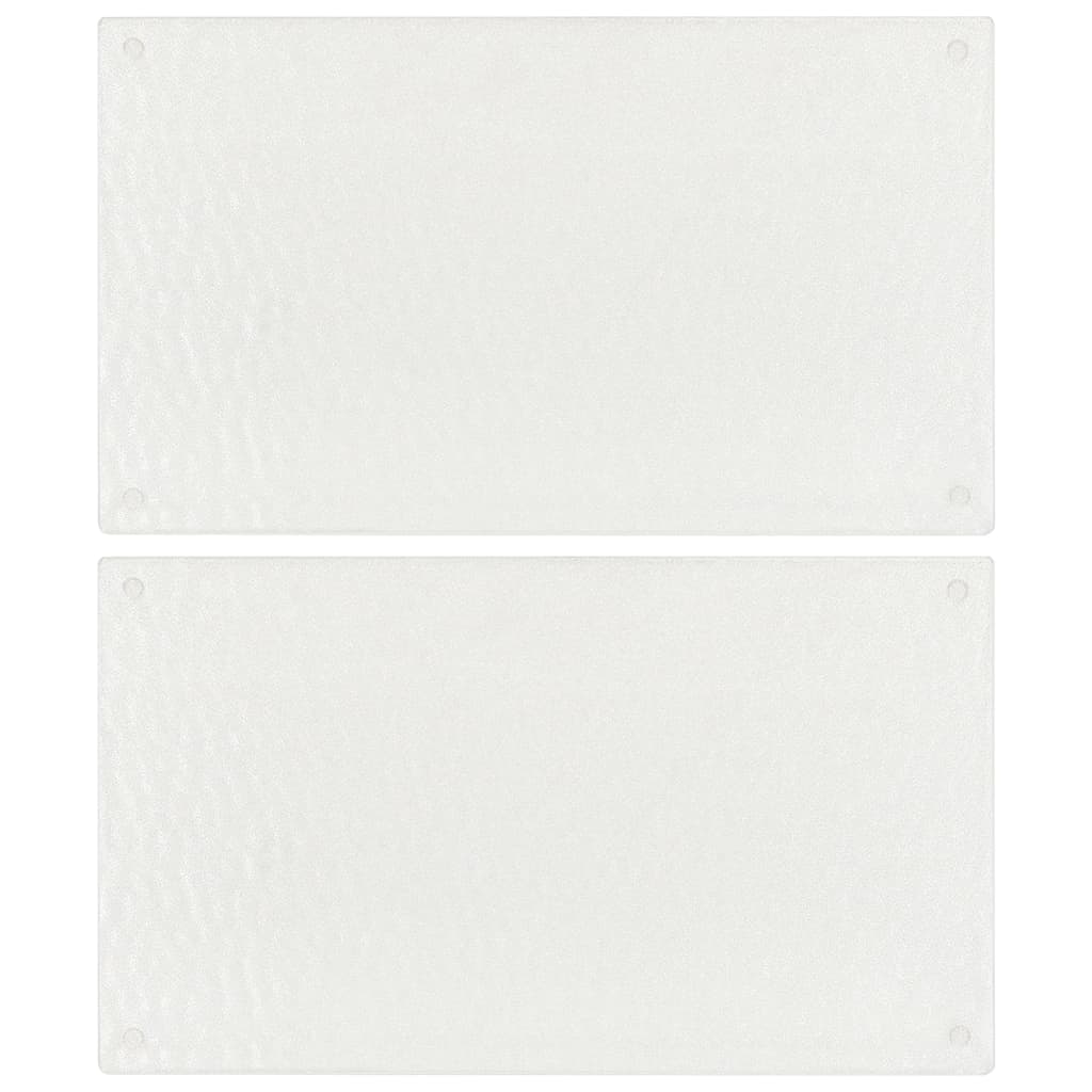 lõikelaud 2 tk, läbipaistev mullide muster, karastatud klaas