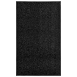 Влаговпитывающий придверный коврик, черный, 90 x 150 см